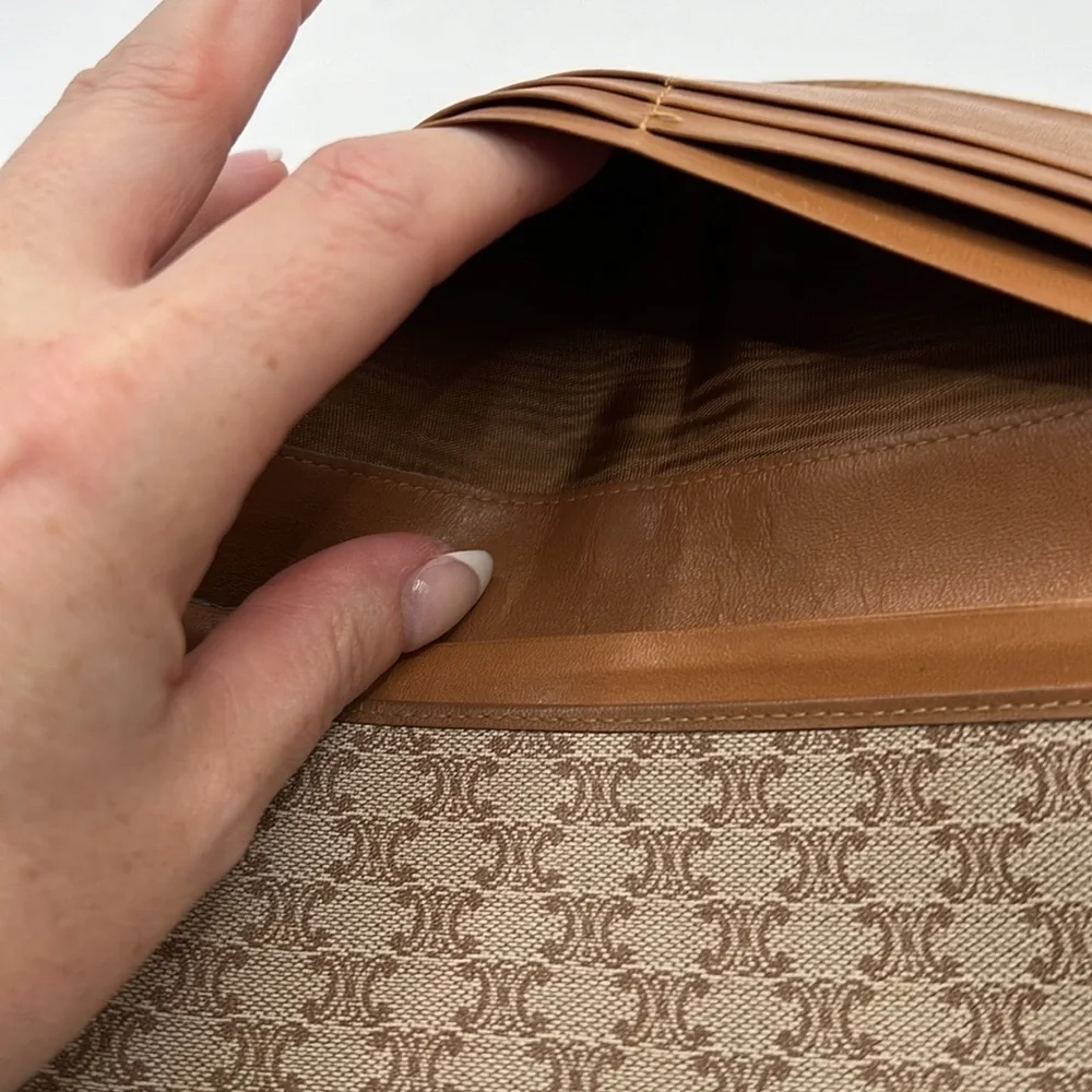 Celine Macadam Softest Leather Ever Long Wallet Excellent Condition - Picture 6 of 7
